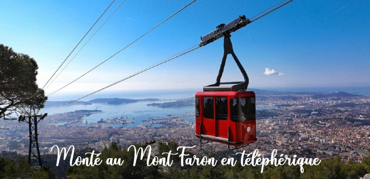 Villadali-Fr Appart Hotel Toulon Clim, Wifi, Terrasse, Cuisine Parking Gratuit Bagian luar foto